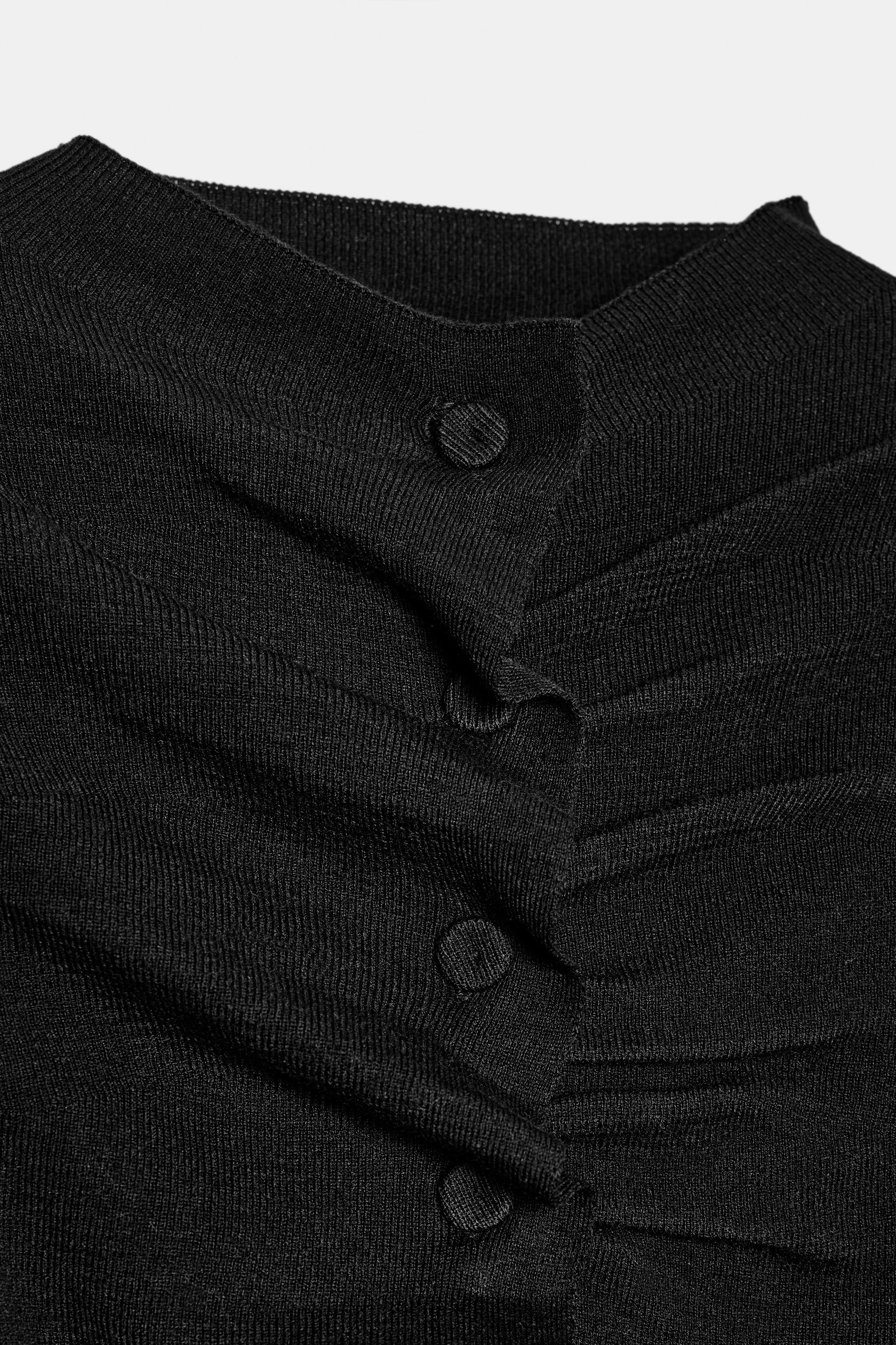 GILET DRAPÉ EN MAILLE